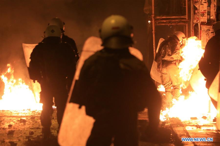 GREECE-ATHENS-PROTEST-VIOLENCE-GRIGOROPOULOS