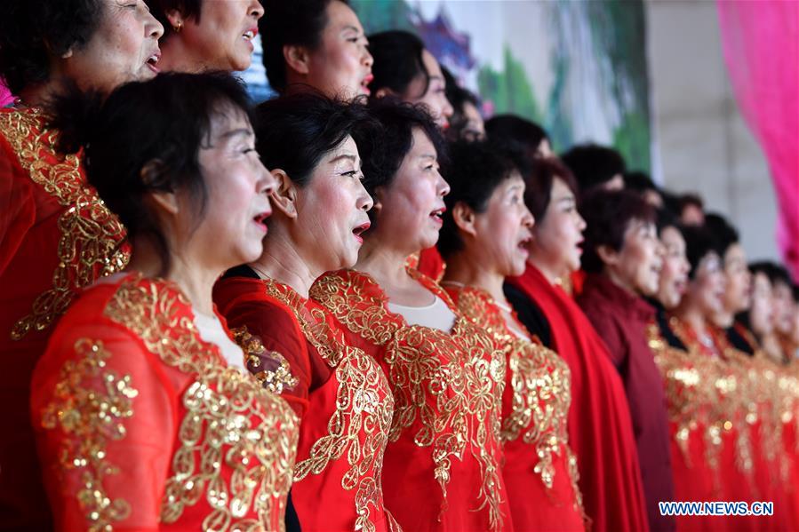 CHINA-SHANXI-RURAL LIFE-POVERTY ALLEVIATION-CHOIR (CN)