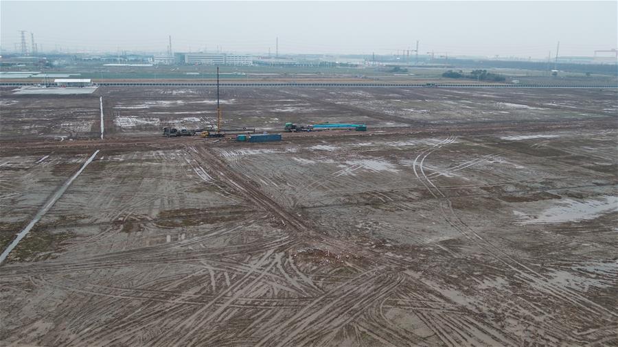 CHINA-SHANGHAI-TESLA-GIGAFACTORY-GROUNDBREAKING CEREMONY (CN)