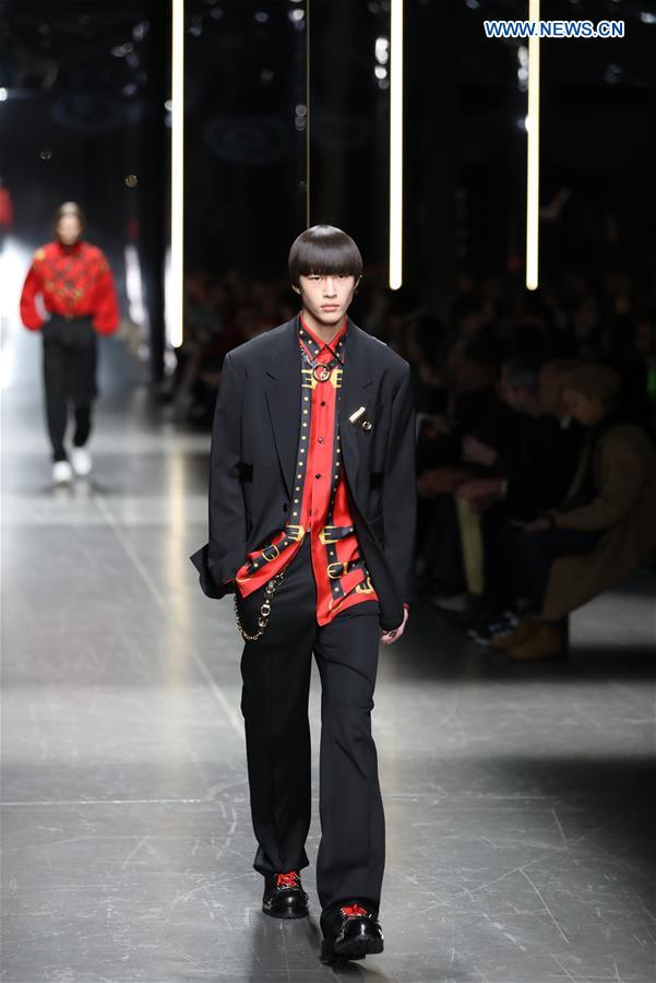 ITALY-MILAN-MEN'S FASHION WEEK-VERSACE