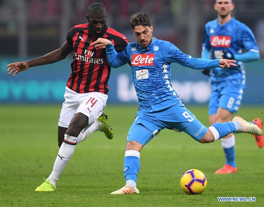 (SP)ITALY-MILAN-SOCCER-SERIE A-AC MILAN VS NAPOLI