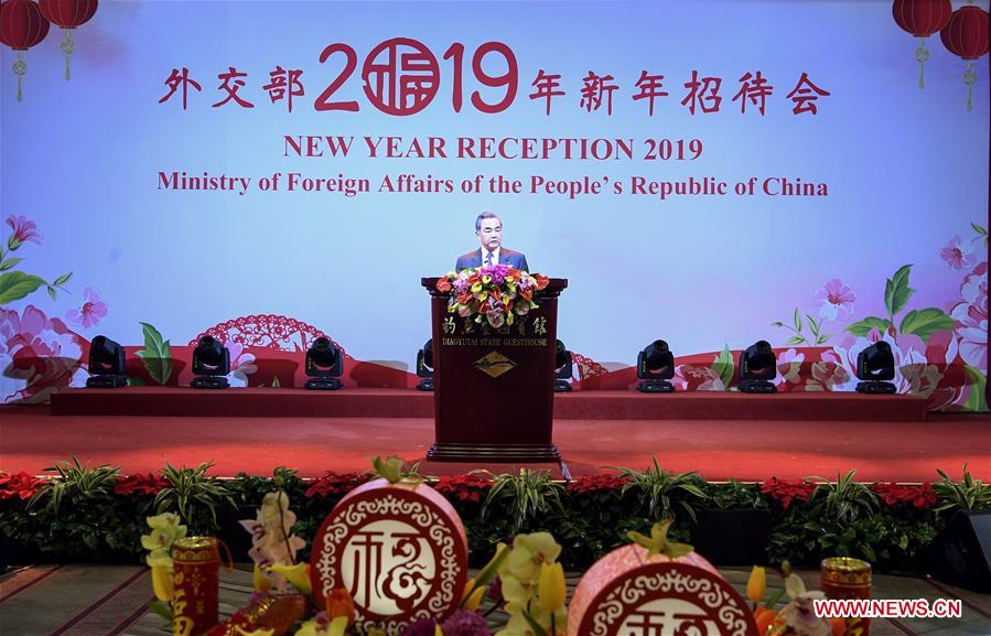 CHINA-BEIJING-MINISTRY OF FOREIGN AFFAIRS-NEW YEAR RECEPTION (CN)