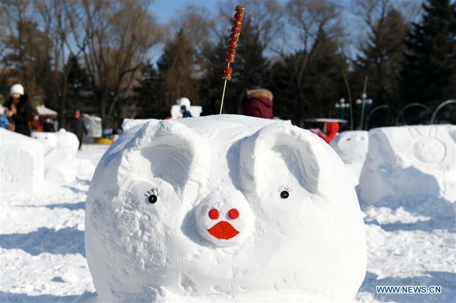 CHINA-HARBIN-SNOWMAN-SPRING FESTIVAL(CN)