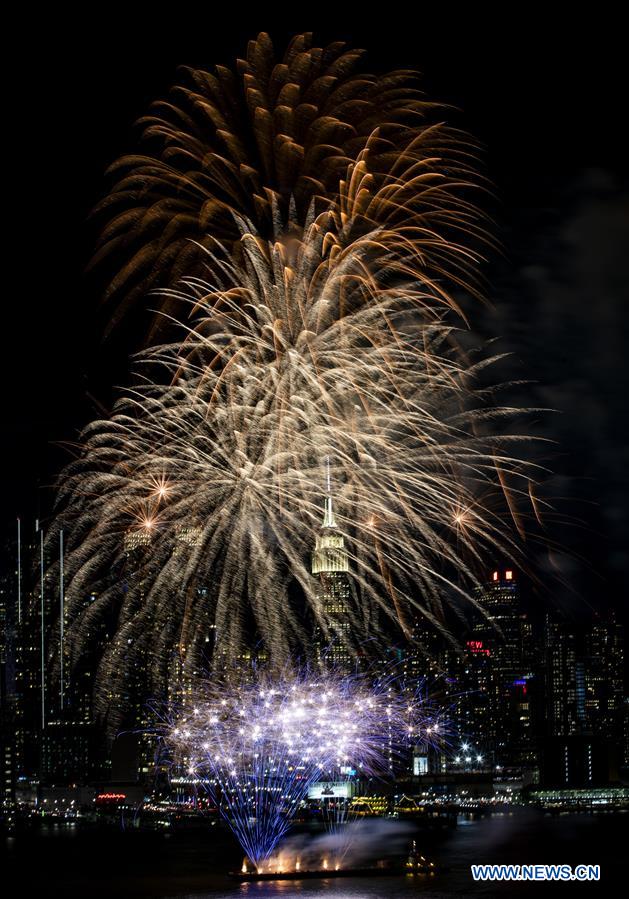 U.S-NEW YORK-FIREWORKS-CHINESE NEW YEAR