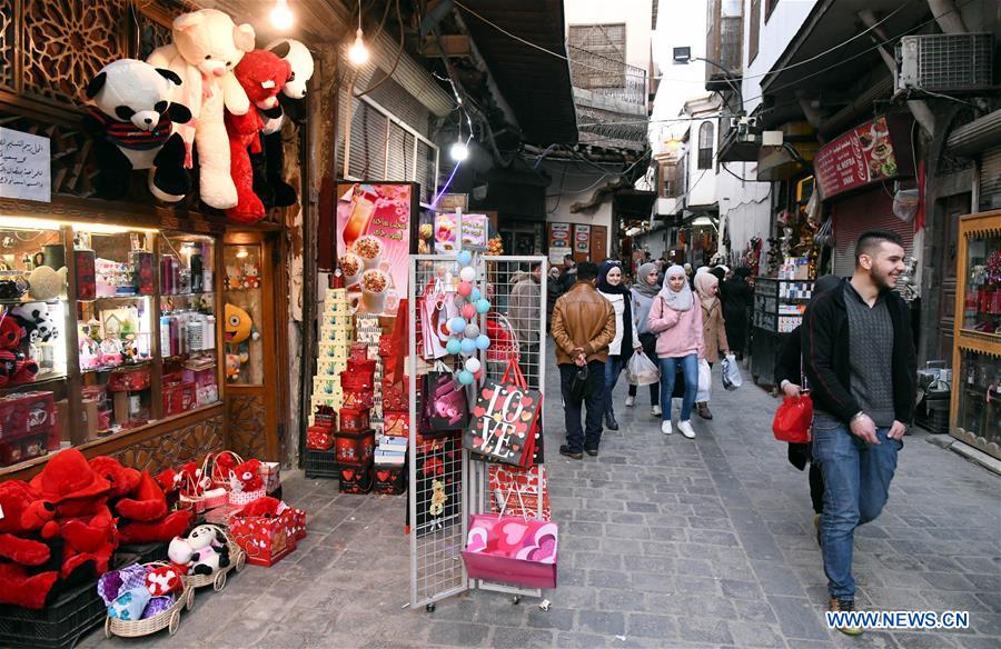 SYRIA-DAMASCUS-VALENTINE'S DAY