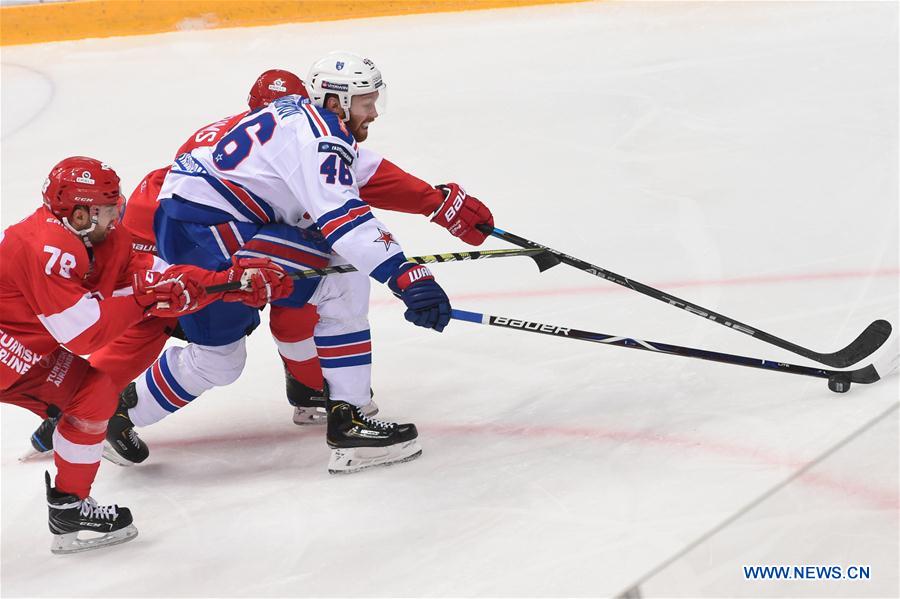 (SP)RUSSIA-MOSCOW-ICE HOCKEY-KHL-SPARTAK VS SKA