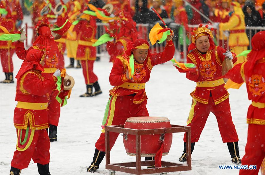 CHINA-HEBEI-SHIJIAZHUANG-DRUM PERFORMANCE (CN)