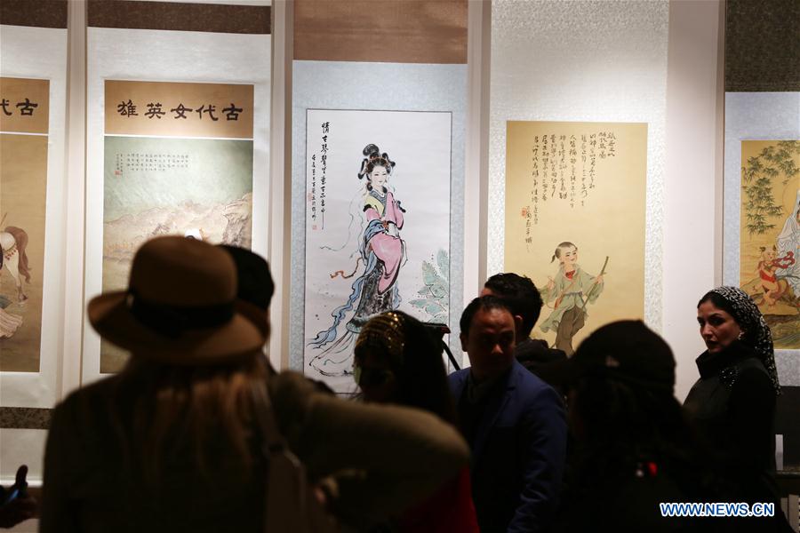 EGYPT-CAIRO-ART EXHIBITION-CHINESE ARTIST