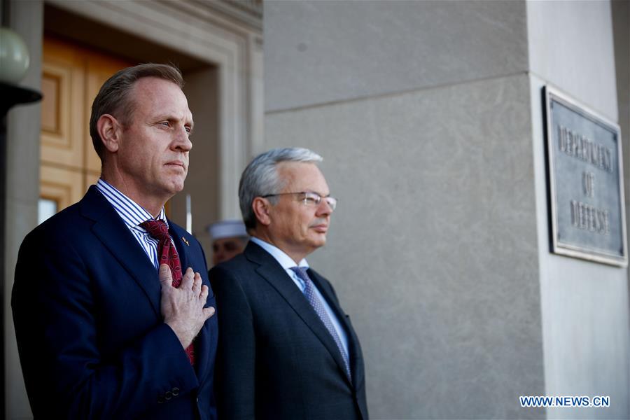 U.S.-WASHINGTON D.C.-PATRICK SHANAHAN-BELGIUM-DEFENSE MINISTER