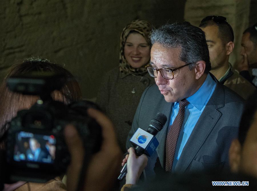 EGYPT-ALEXANDRIA-MINISTER OF ANTIQUITIES-INTERVIEW