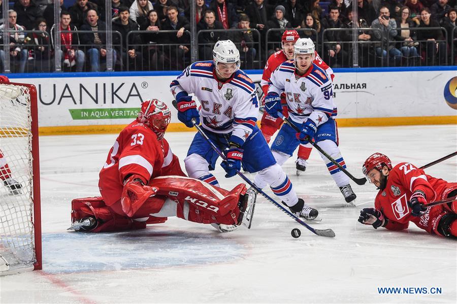 (SP)RUSSIA-MOSCOW-KHL-SPARTAK VS SKA