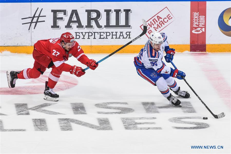 (SP)RUSSIA-MOSCOW-KHL-SPARTAK VS SKA