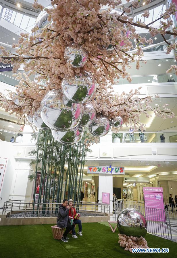 CANADA-VANCOUVER-ART INSTALLATION "BLOSSOM"