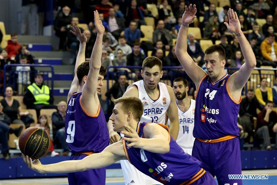 (SP)BOSNIA AND HERZEGOVINA-SARAJEVO-BASKETBALL-ABA2-SPA VS HEL