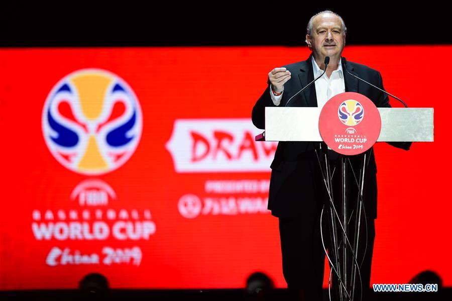 (SP)CHINA-SHENZHEN-BASKETBALL-FIBA WORLD CUP-DRAW