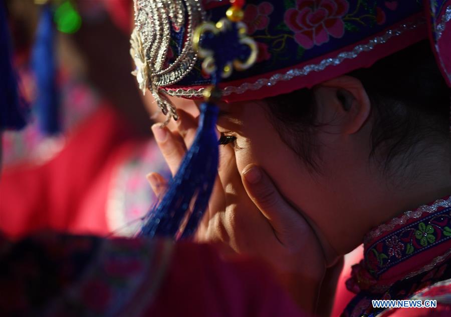 #CHINA-GUANGXI-LUOCHENG-MULAO ETHNIC GROUP-TRADITIONAL WEDDING (CN)