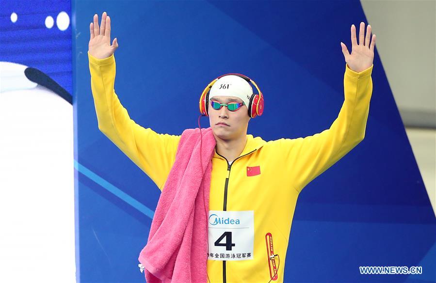 (SP)CHINA-QINGDAO-SWIMMING-NATIONAL CHAMPIONSHIPS-SUN YANG