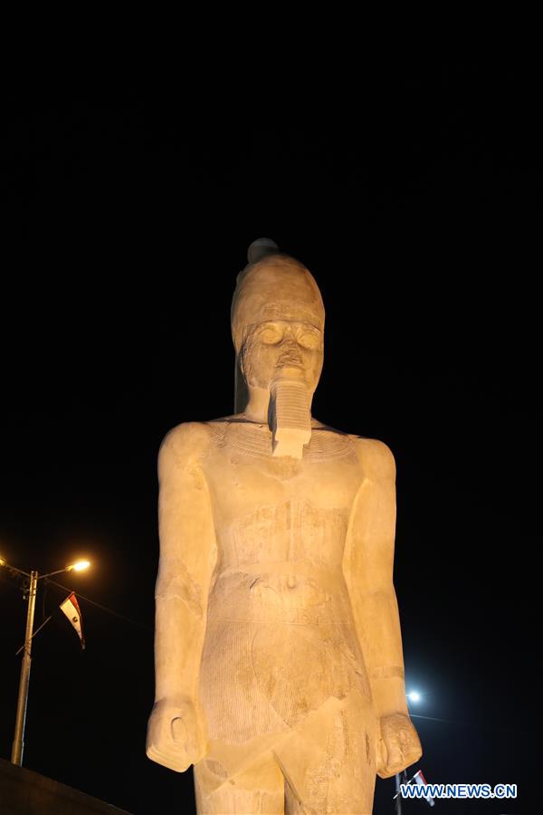 EGYPT-SOHAG-RAMSES II STATUE-REVIVAL