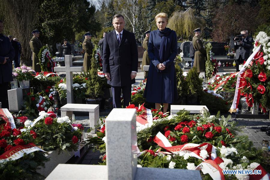 POLAND-WARSAW-SMOLENSK CRASH-ANNIVERSARY-COMMEMORATION