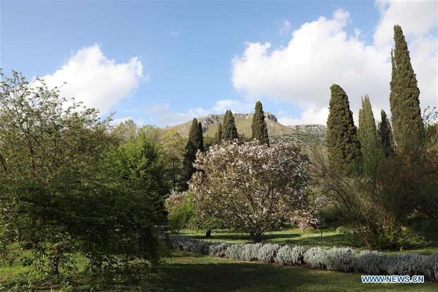 ITALY-CISTERNA-GARDEN OF NINFA