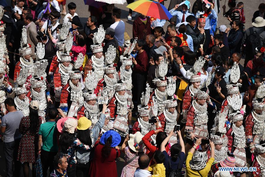 CHINA-GUIZHOU-MIAO ETHNIC GROUP-SISTERS FESTIVAL (CN)