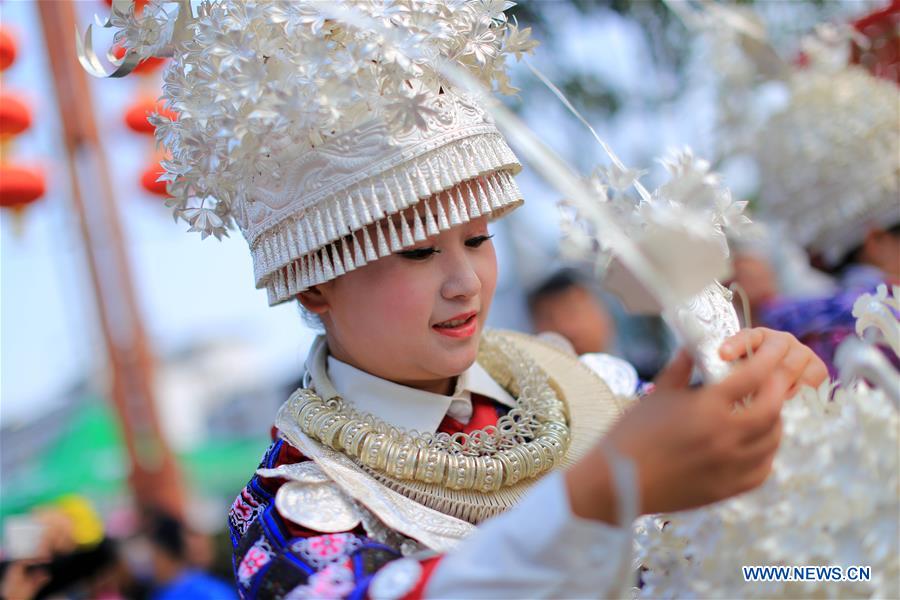 #CHINA-GUIZHOU-MIAO ETHNIC GROUP-SISTERS FESTIVAL (CN)