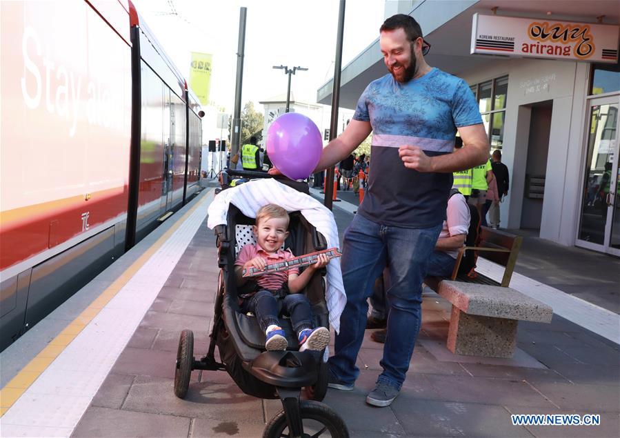 AUSTRALIA-CANBERRA-1ST LIGHT RAIL-OPENING