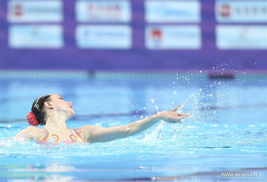 (SP)CHINA-BEIJING-FINA-ARTISTIC SWIMMING WORLD SERIES