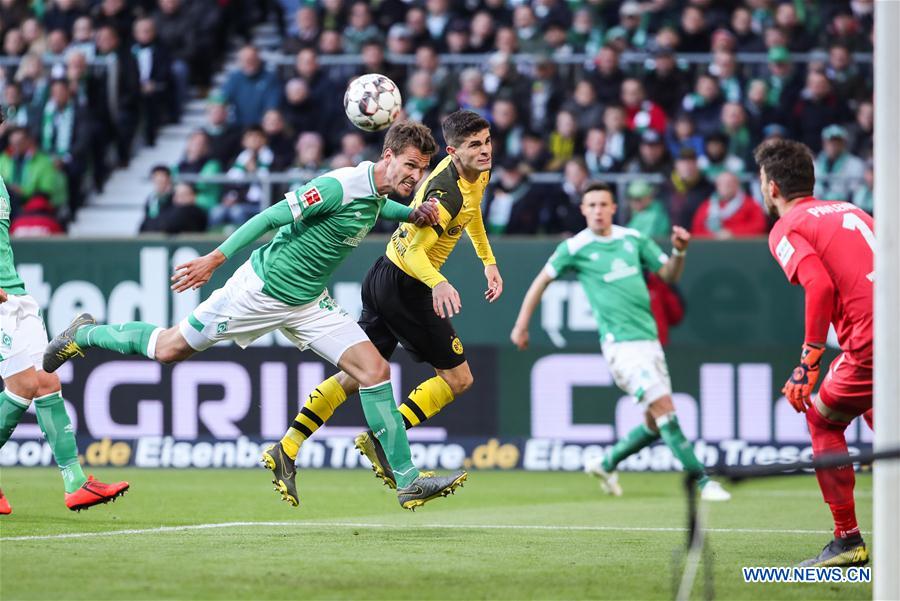 (SP)GERMANY-BREMEN-SOCCER-BUNDESLIGA-BREMEN VS DORTMUND