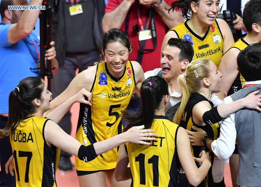 (SP)TURKEY-ISTANBUL-VOLLEYBALL-TURKISH WOMEN'S LEAGUE-FINAL