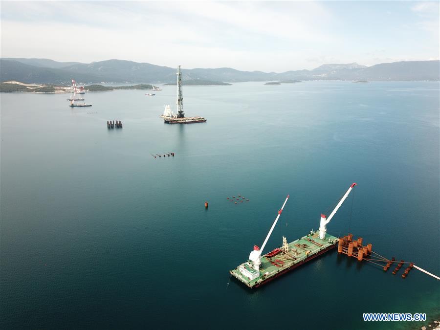 CROATIA-KOMARNA-PELJESAC BRIDGE-CONSTRUCTION