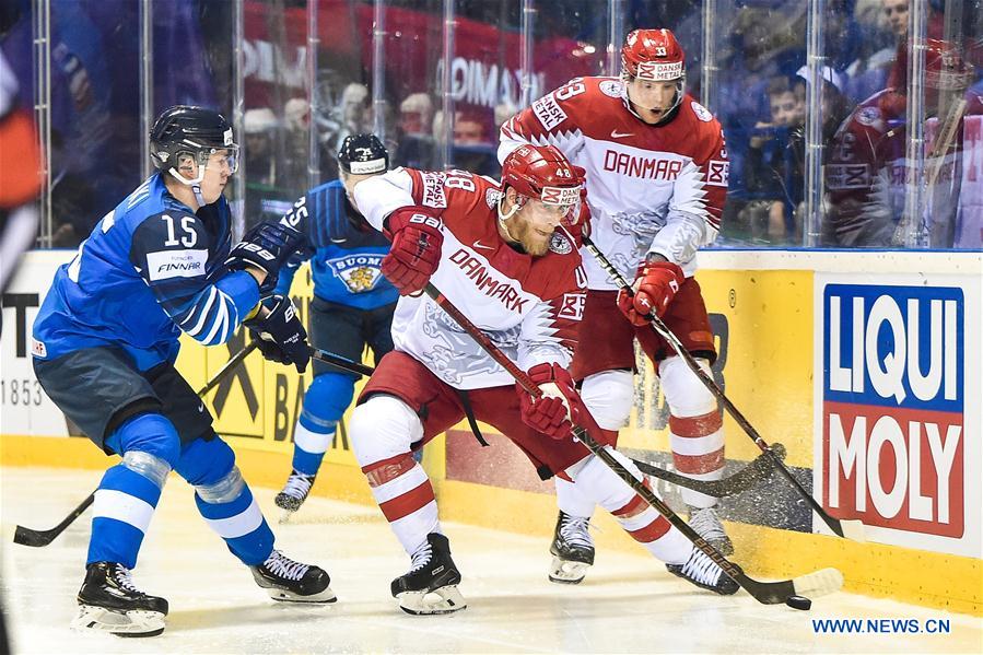 (SP)SLOVAKIA-KOSICE-ICE HOCKEY-IIHF-WORLD CHAMPIONSHIP-GROUP A-FIN VS DEN