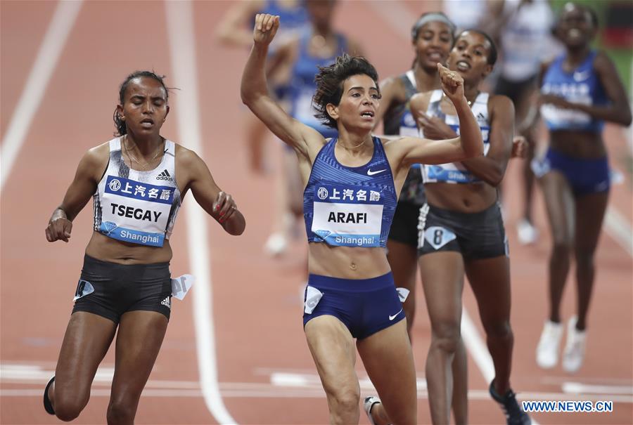 (SP)CHINA-SHANGHAI-ATHLETICS-IAAF-DIAMOND LEAGUE-WOMEN'S 1500M (CN)