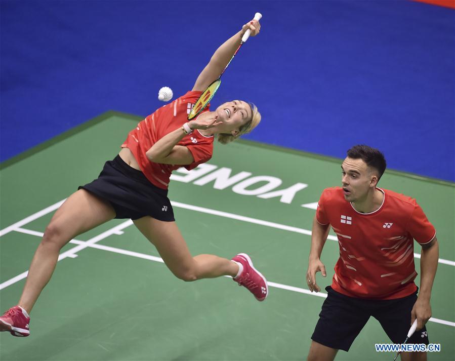 (SP)CHINA-NANNING-BADMINTON-TOTAL BWF SUDIRMAN CUP 2019-INDONESIA VS ENGLAND (CN)