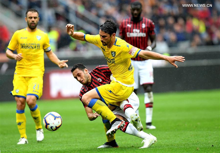 (SP)ITALY-MILAN-SOCCER-SERIE A-AC MILAN VS FROSINONE