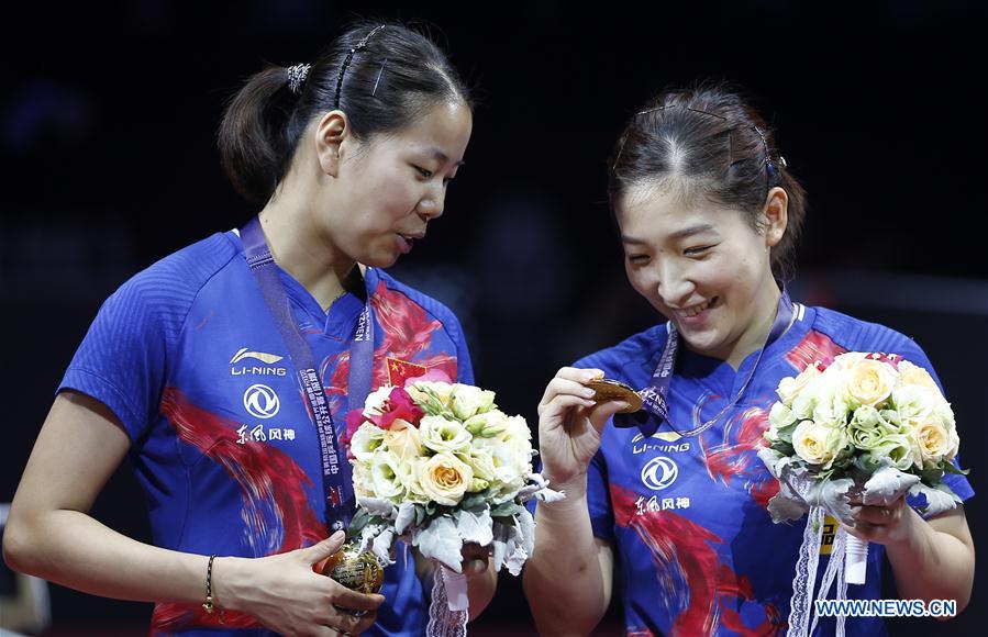 (SP)CHINA-SHENZHEN-TABLE TENNIS-CHINA OPEN-WOMEN'S DOUBLES (CN)