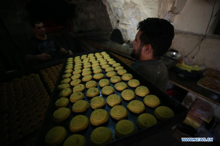 MIDEAST-NABLUS-EID AL-FITR