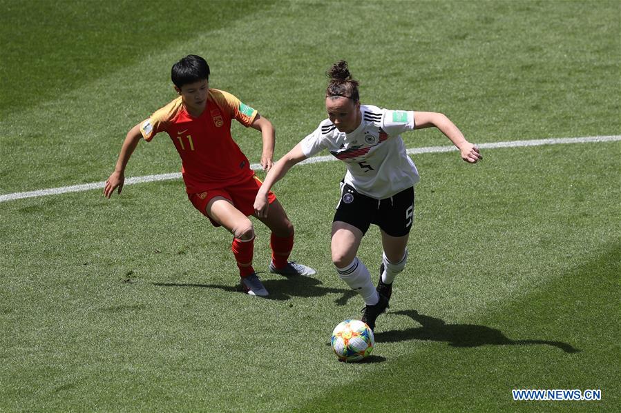 (SP)FRANCE-RENNES-2019 FIFA WOMEN'S WORLD CUP-GROUP B-GER VS CHN