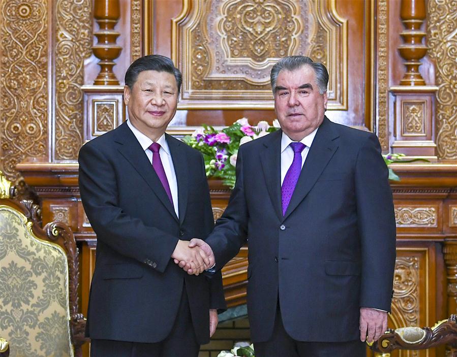 TAJIKISTAN-DUSHANBE-CHINA-PRESIDENTS-TALKS