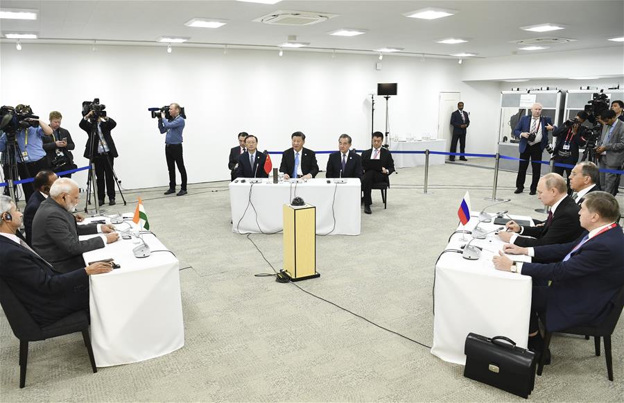 JAPAN-OSAKA-XI JINPING-PUTIN-MODI-MEETING