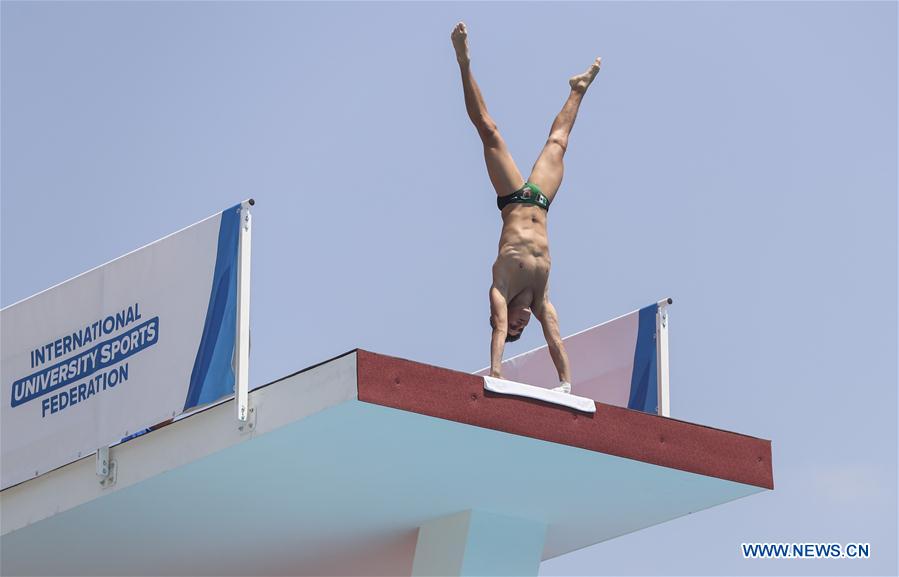 (SP)ITALY-NAPLES-SUMMER UNIVERSIADE-DIVING-MEN'S PLATFORM-FINAL