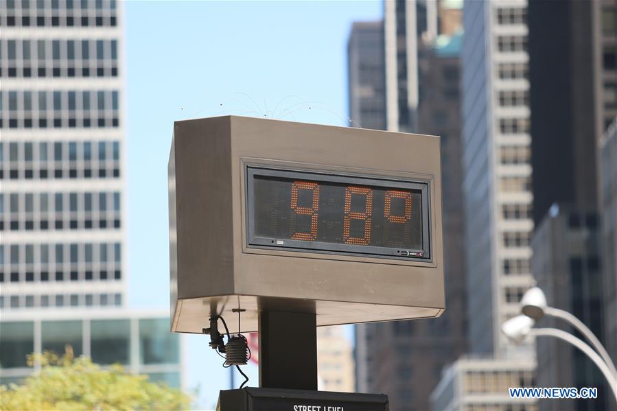 U.S.-NEW YORK-HEAT WAVE