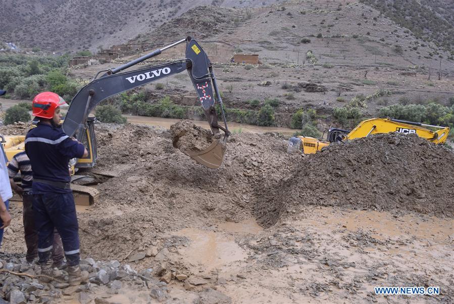 MOROCCO-TUK AL-KHAIR-LANDSLIDE-RESCUE