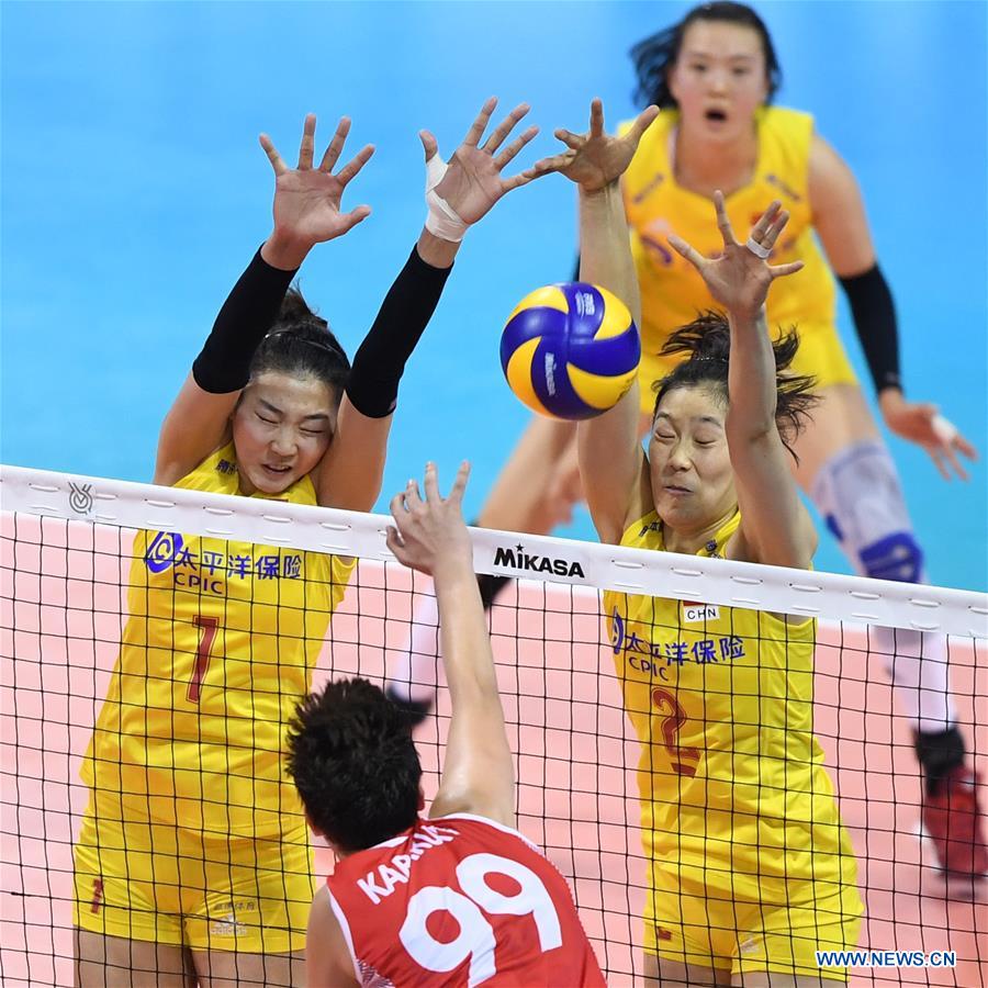 (SP)CHINA-NINGBO-FIVB-TOKYO VOLLEYBALL QUALIFICATION-CHINA-TURKEY(CN)