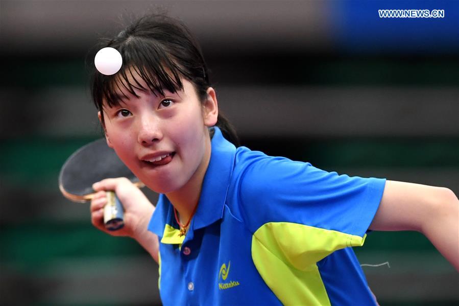 (SP)CHINA-SHANXI-TAIYUAN-2ND YOUTH GAMES-TABLE TENNIS (CN)