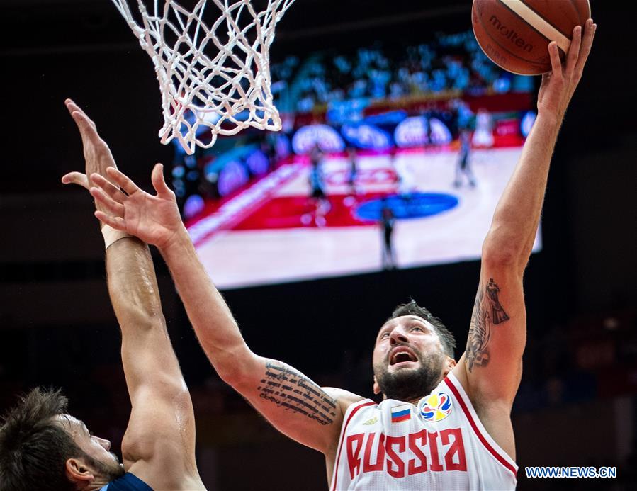 (SP)CHINA-WUHAN-BASKETBALL-FIBA WORLD CUP-GROUP B- RUSSIA VS ARGENTINA(CN)