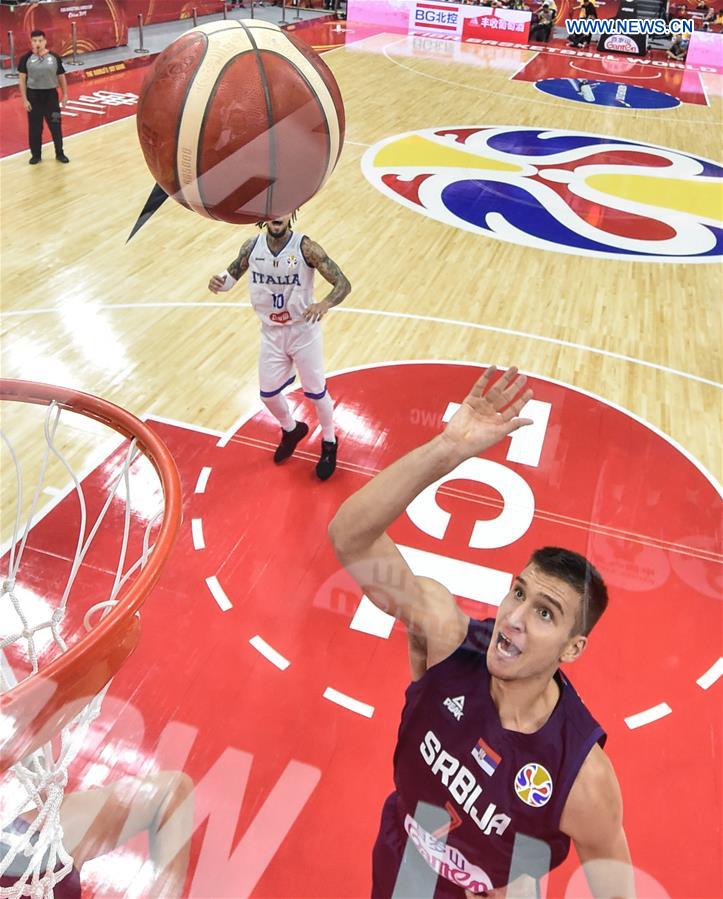 (SP)CHINA-FOSHAN-BASKETBALL-FIBA WORLD CUP-GROUP D- ITALY VS SERBIA (CN)