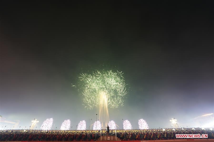 (PRC70Years)CHINA-BEIJING-NATIONAL DAY-CELEBRATIONS-EVENING GALA (CN)