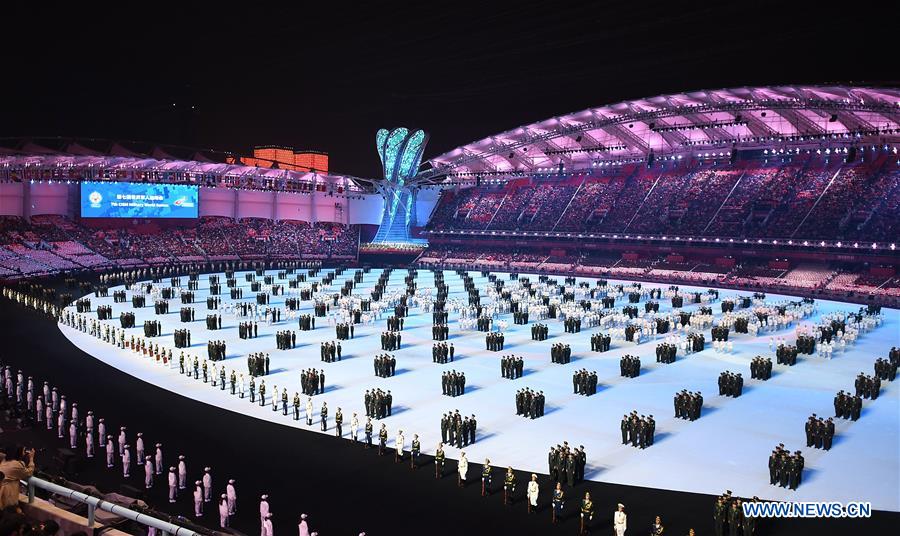 (SP)CHINA-WUHAN-7TH MILITARY WORLD GAMES-OPENING CEREMONY