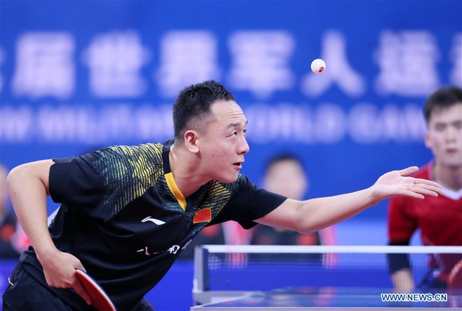 (SP)CHINA-WUHAN-7TH MILITARY WORLD GAMES-TABLE TENNIS(CN)